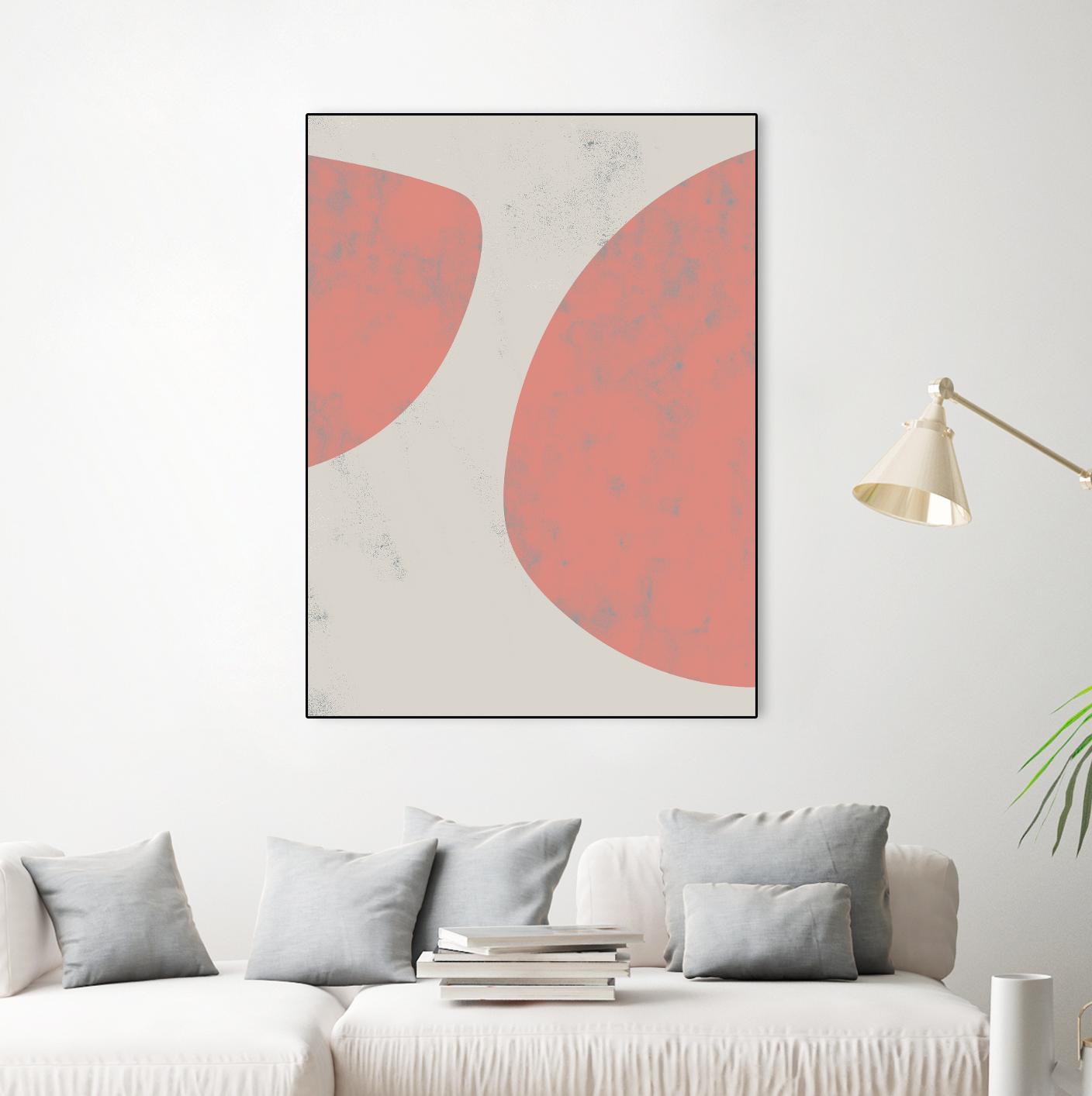 Jet Pack VIII by Chariklia Zarris on GIANT ART - pink abstract