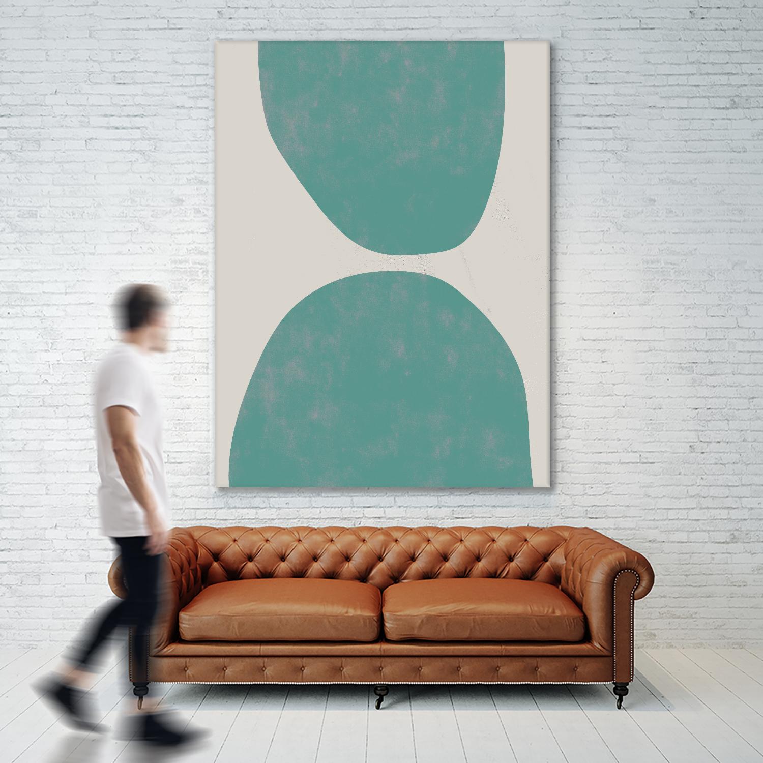 Jet Pack IX by Chariklia Zarris on GIANT ART - blue abstract