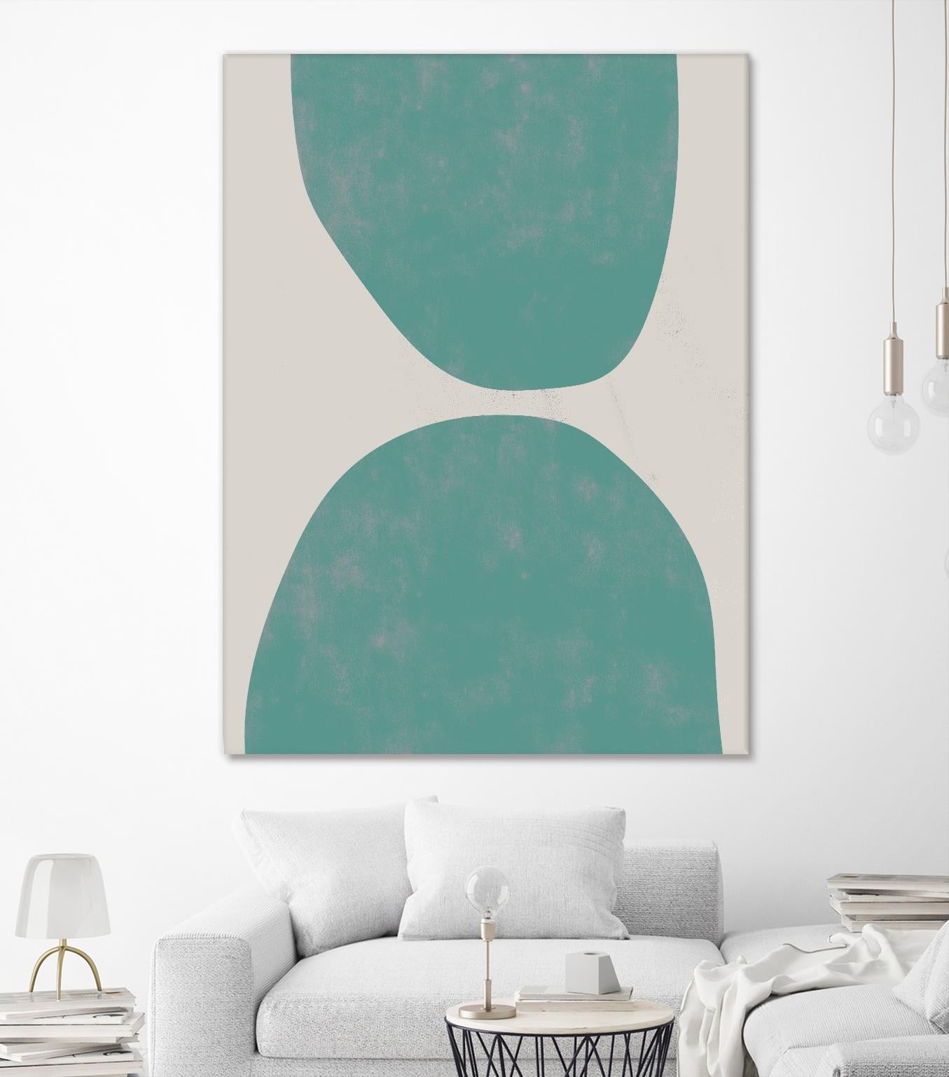 Jet Pack IX by Chariklia Zarris on GIANT ART - blue abstract