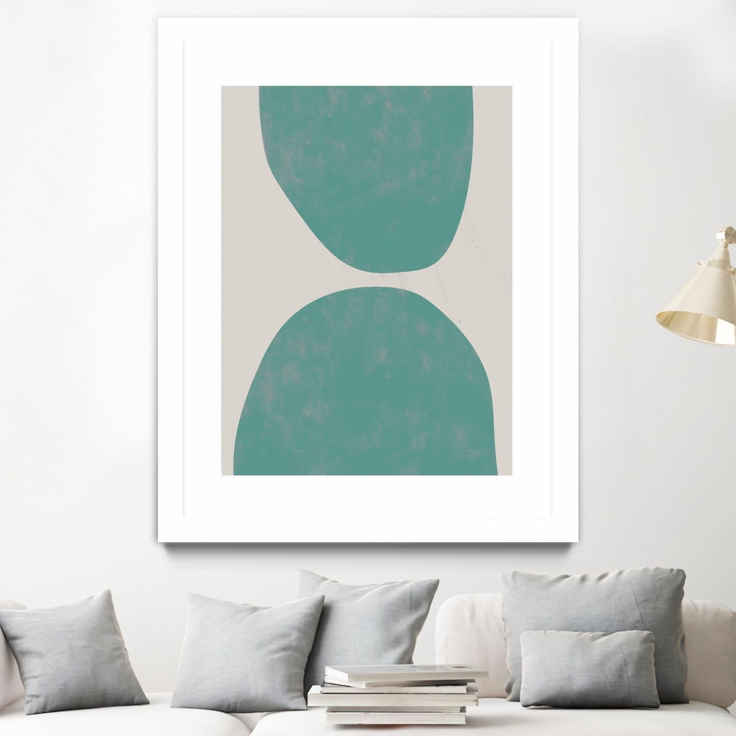 Jet Pack IX by Chariklia Zarris on GIANT ART - blue abstract