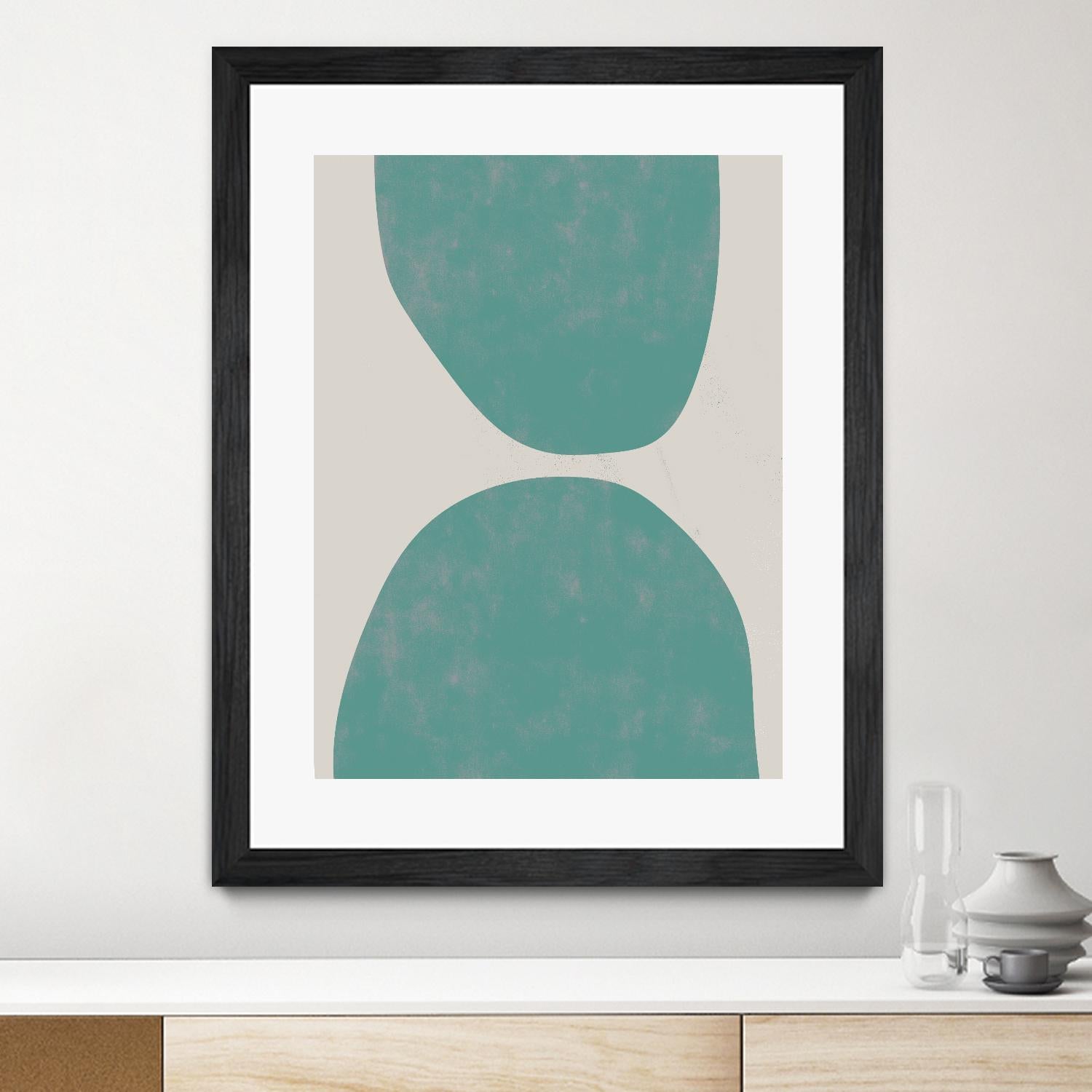 Jet Pack IX by Chariklia Zarris on GIANT ART - blue abstract