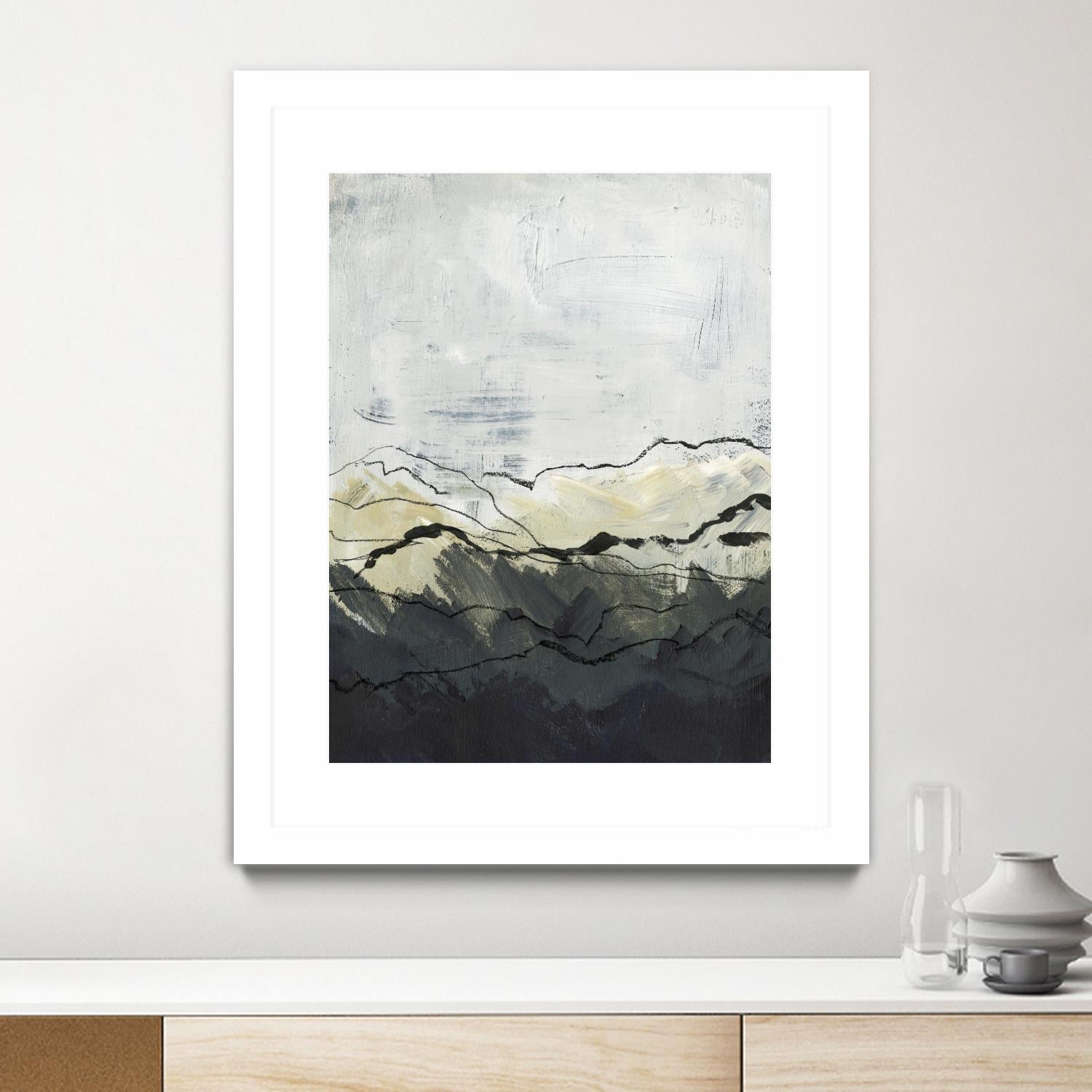 Winter Mountains I by Jennifer Paxton Parker on GIANT ART - abstract