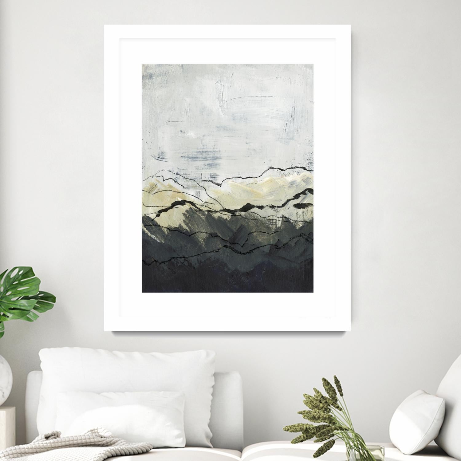 Winter Mountains I by Jennifer Paxton Parker on GIANT ART - abstract