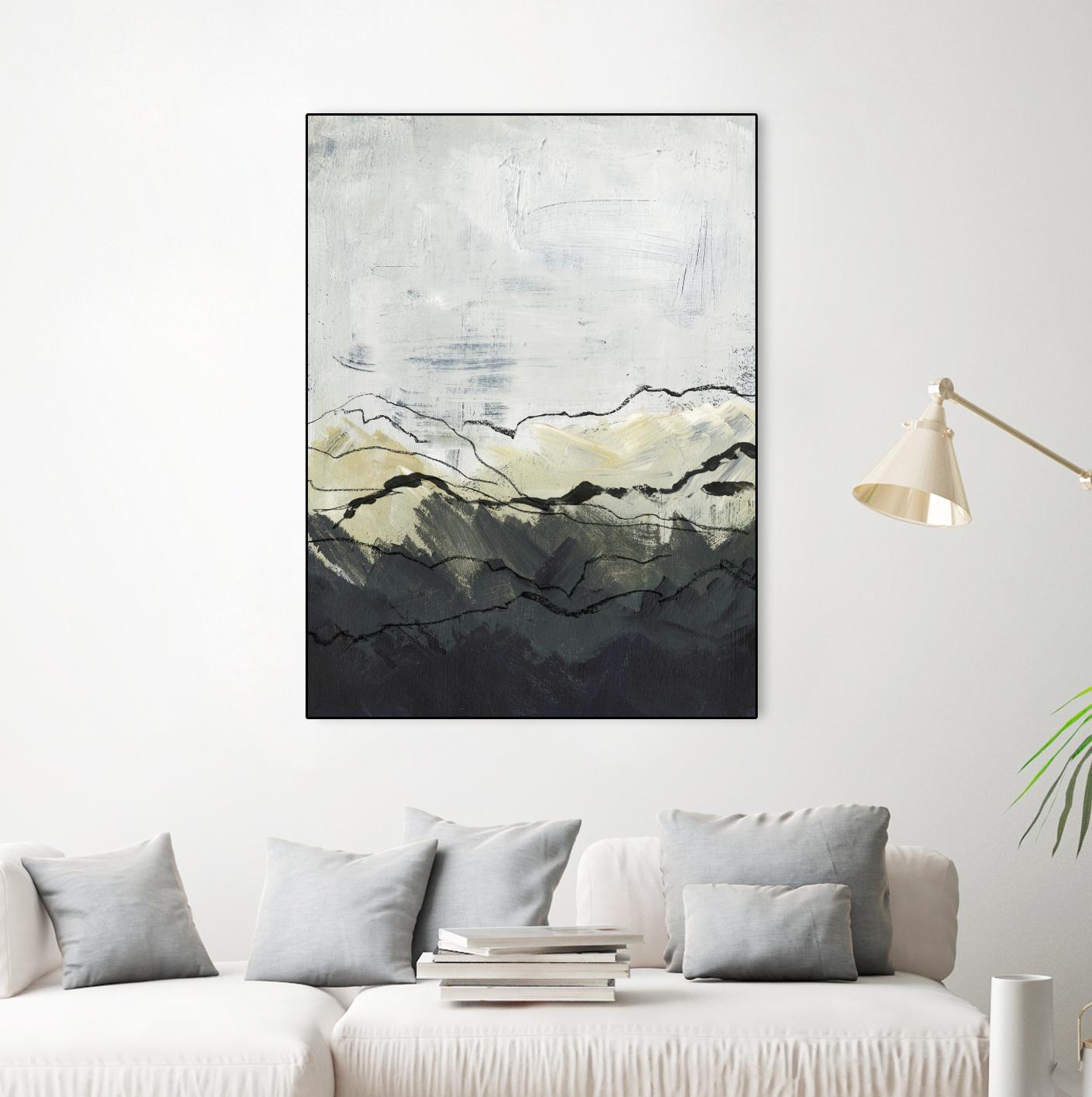 Winter Mountains I by Jennifer Paxton Parker on GIANT ART - abstract