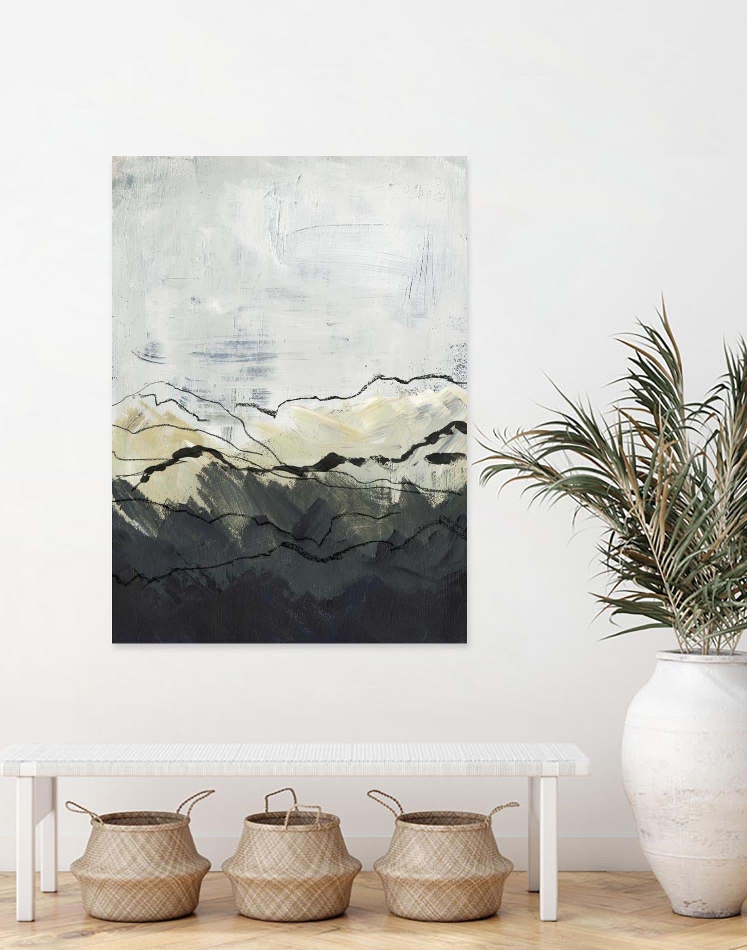 Winter Mountains I by Jennifer Paxton Parker on GIANT ART - abstract