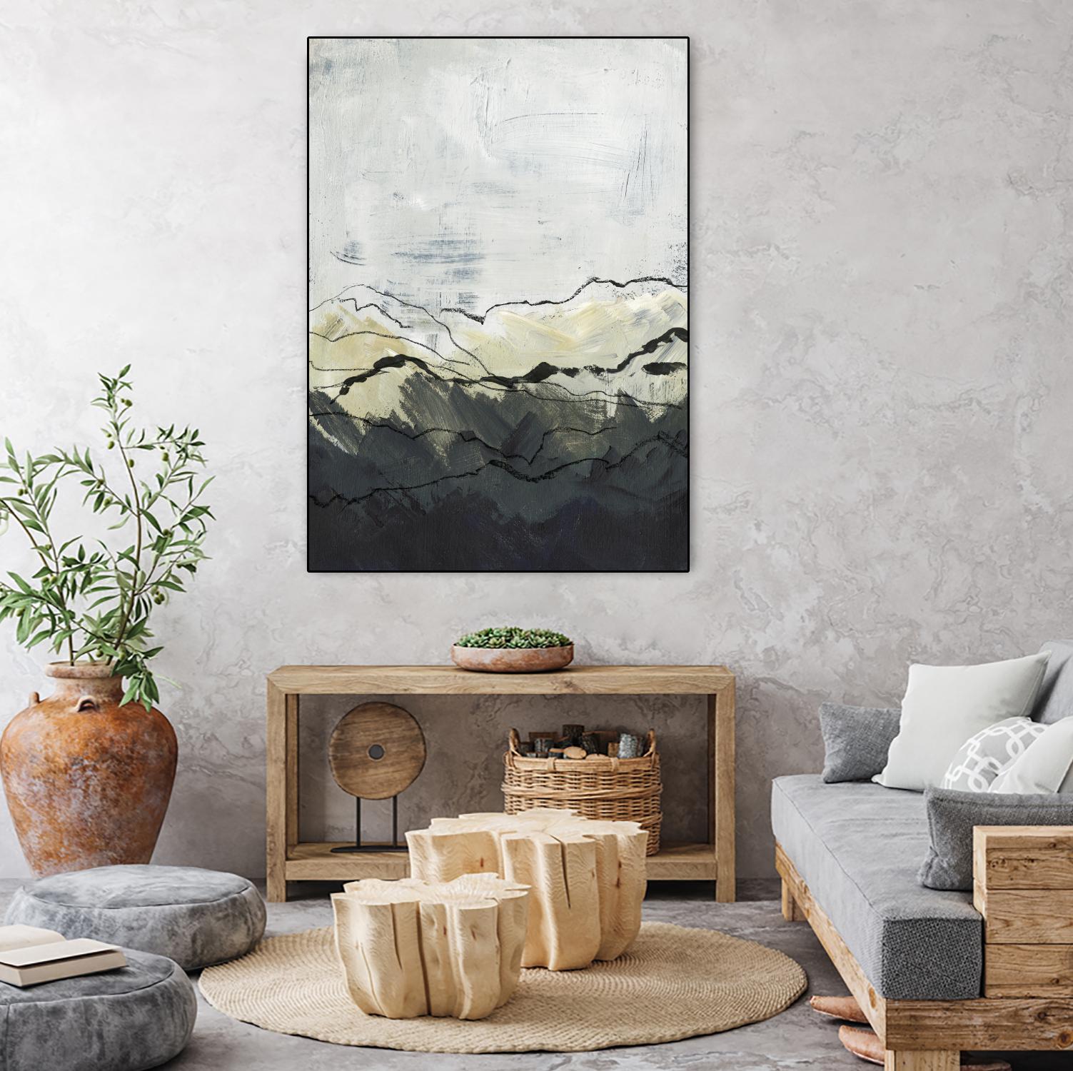 Winter Mountains I by Jennifer Paxton Parker on GIANT ART - abstract