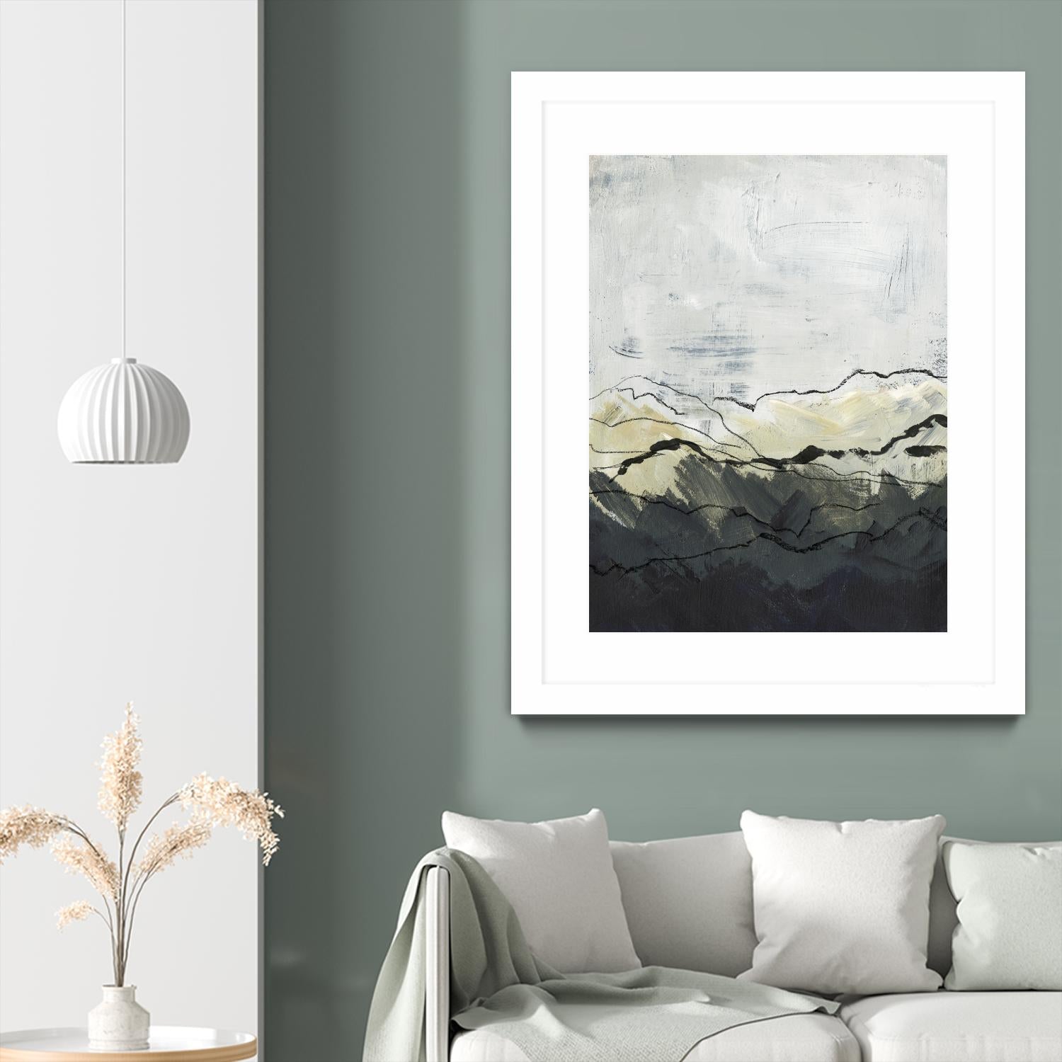 Winter Mountains I by Jennifer Paxton Parker on GIANT ART - abstract