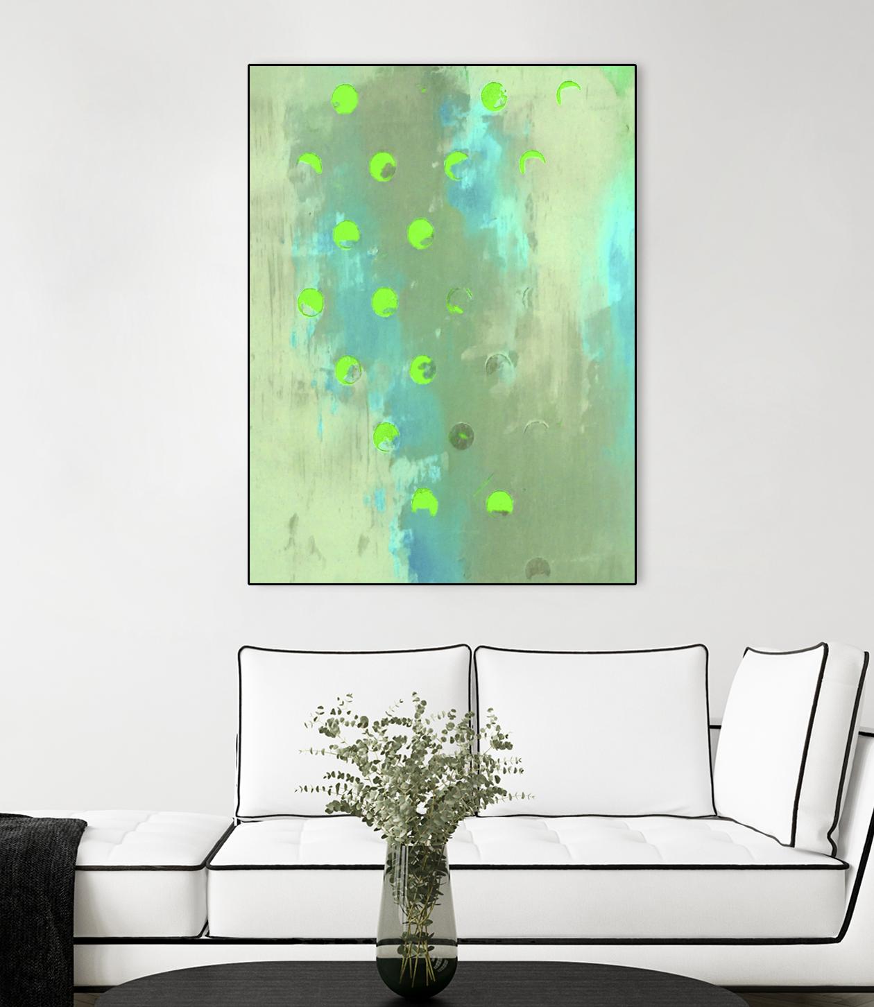 Islander I by Greg Perkins on GIANT ART - green abstract