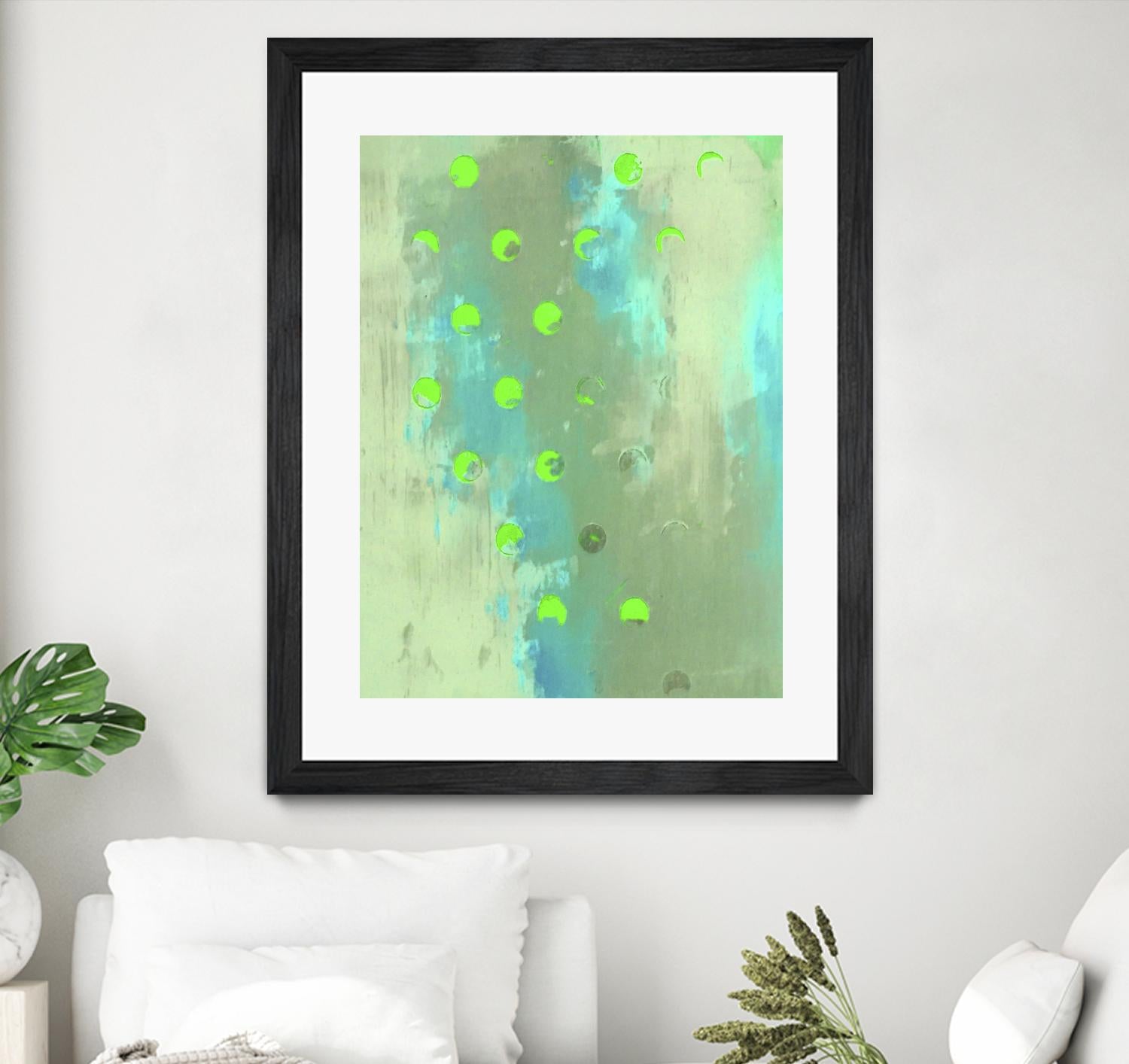 Islander I by Greg Perkins on GIANT ART - green abstract