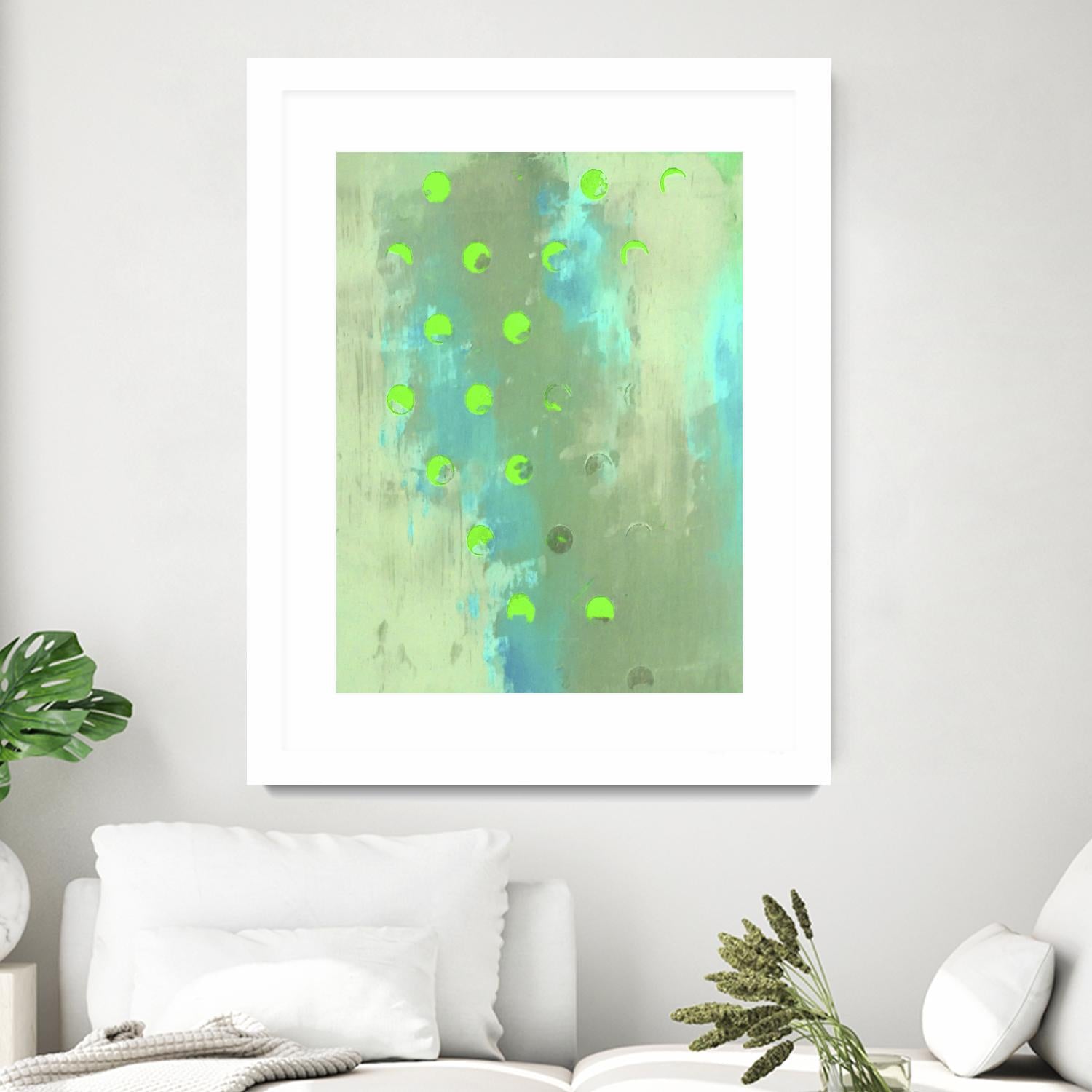 Islander I by Greg Perkins on GIANT ART - green abstract