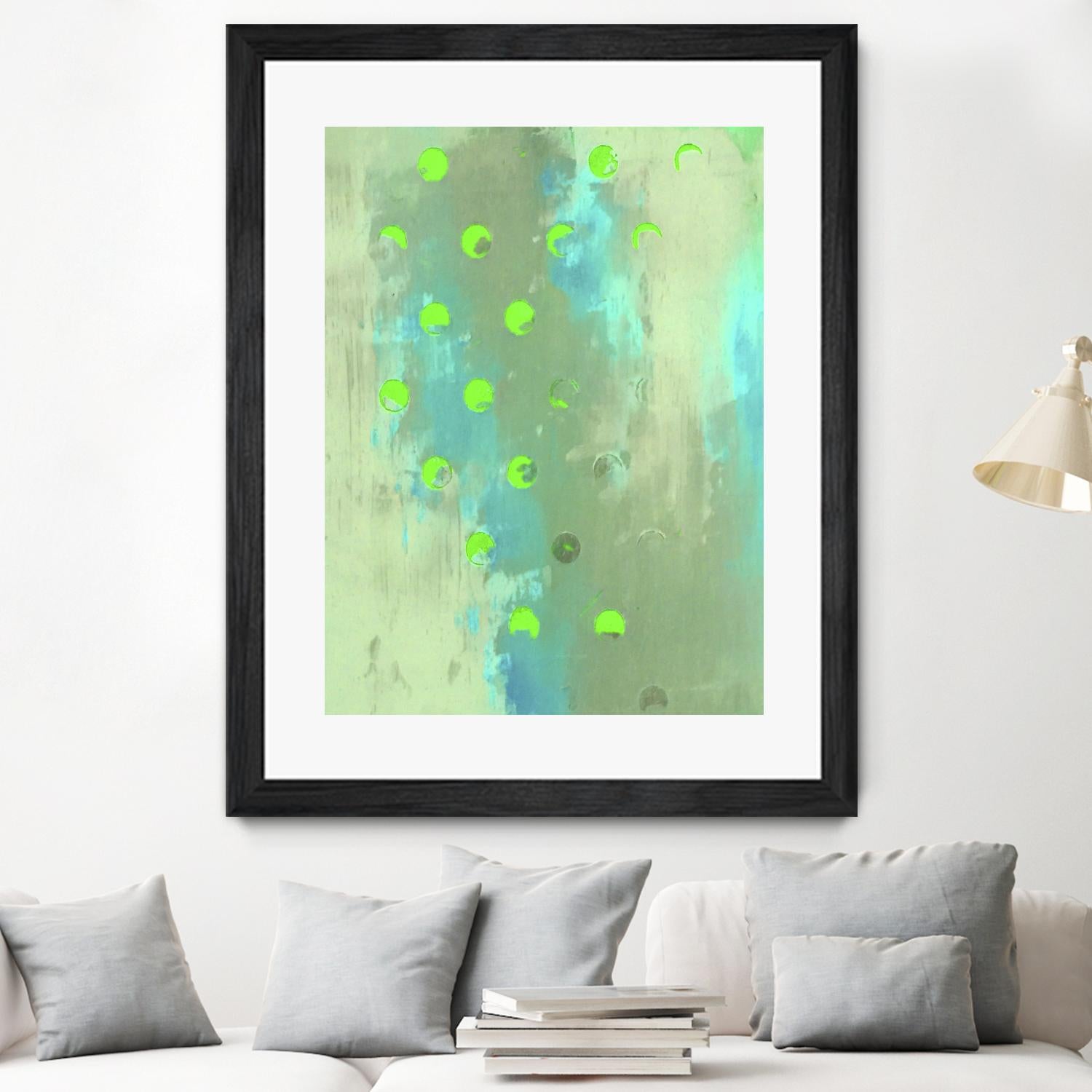 Islander I by Greg Perkins on GIANT ART - green abstract