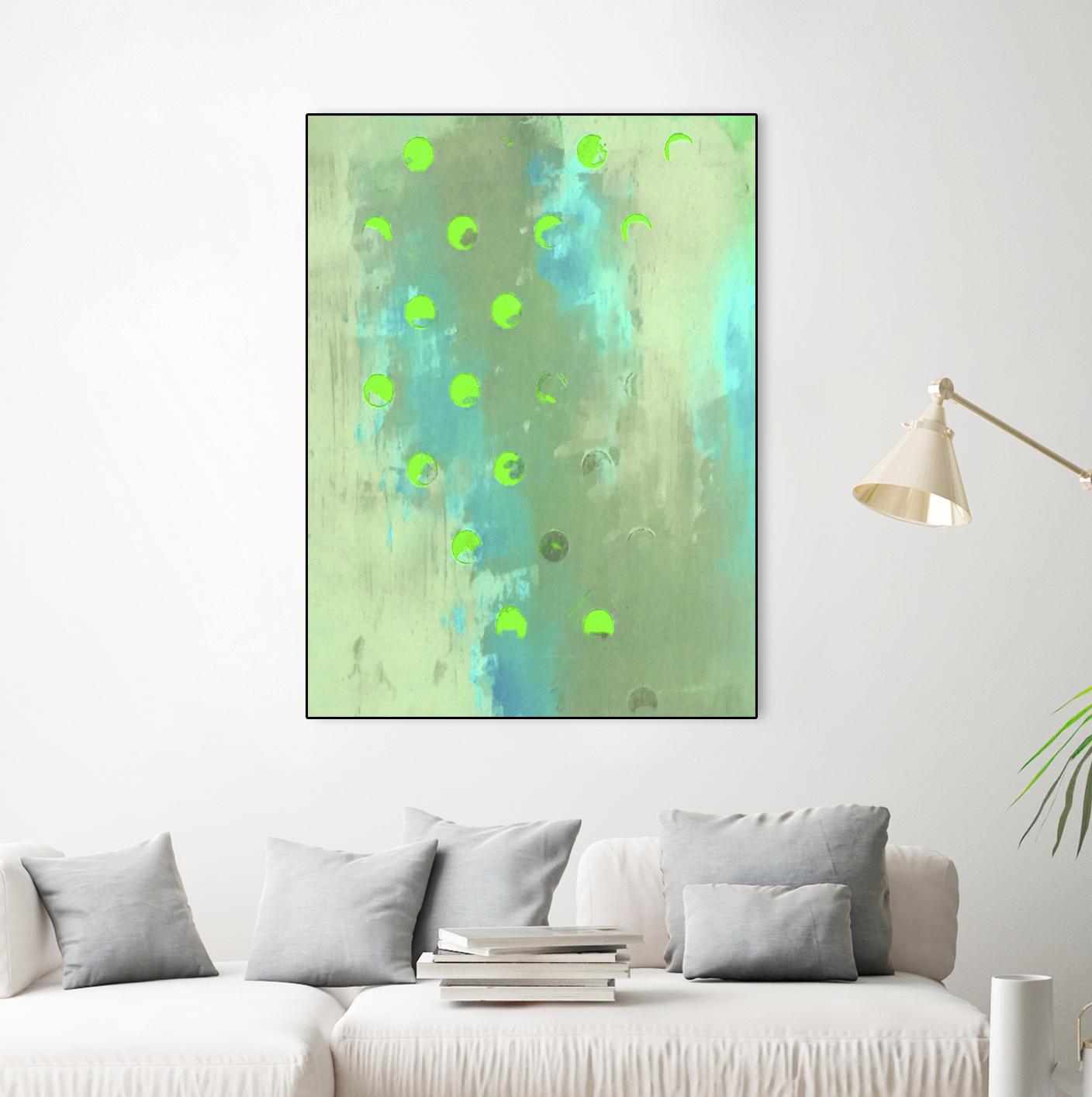 Islander I by Greg Perkins on GIANT ART - green abstract