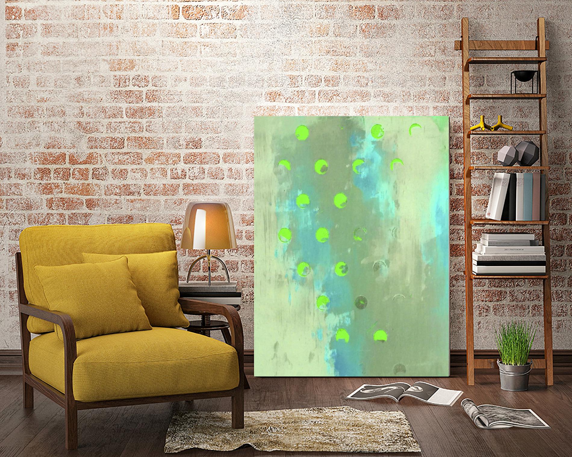 Islander I by Greg Perkins on GIANT ART - green abstract