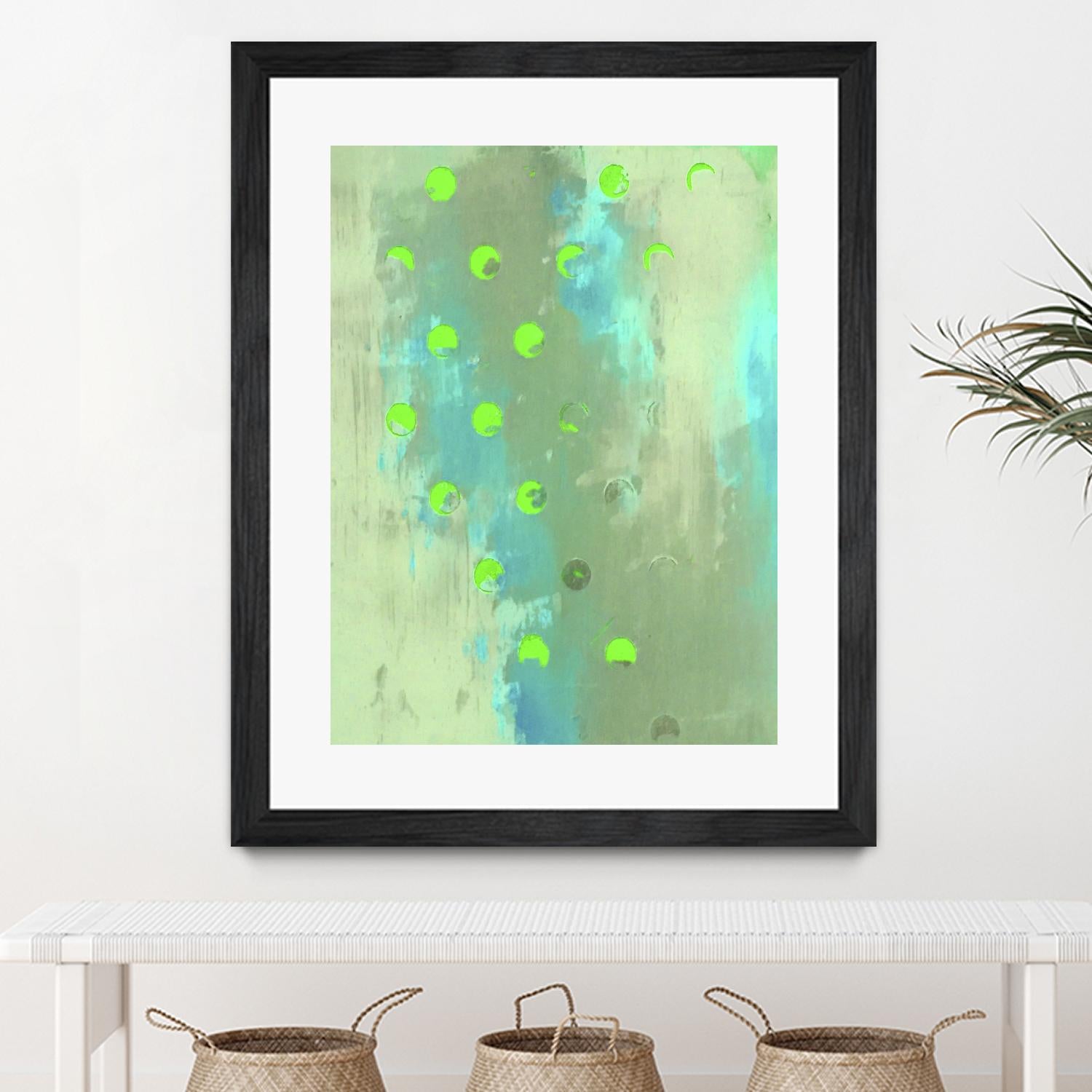 Islander I by Greg Perkins on GIANT ART - green abstract