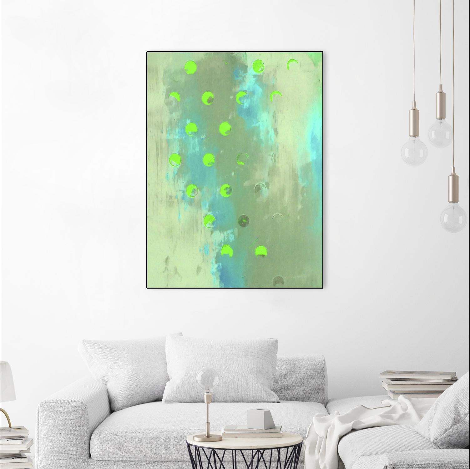 Islander I by Greg Perkins on GIANT ART - green abstract