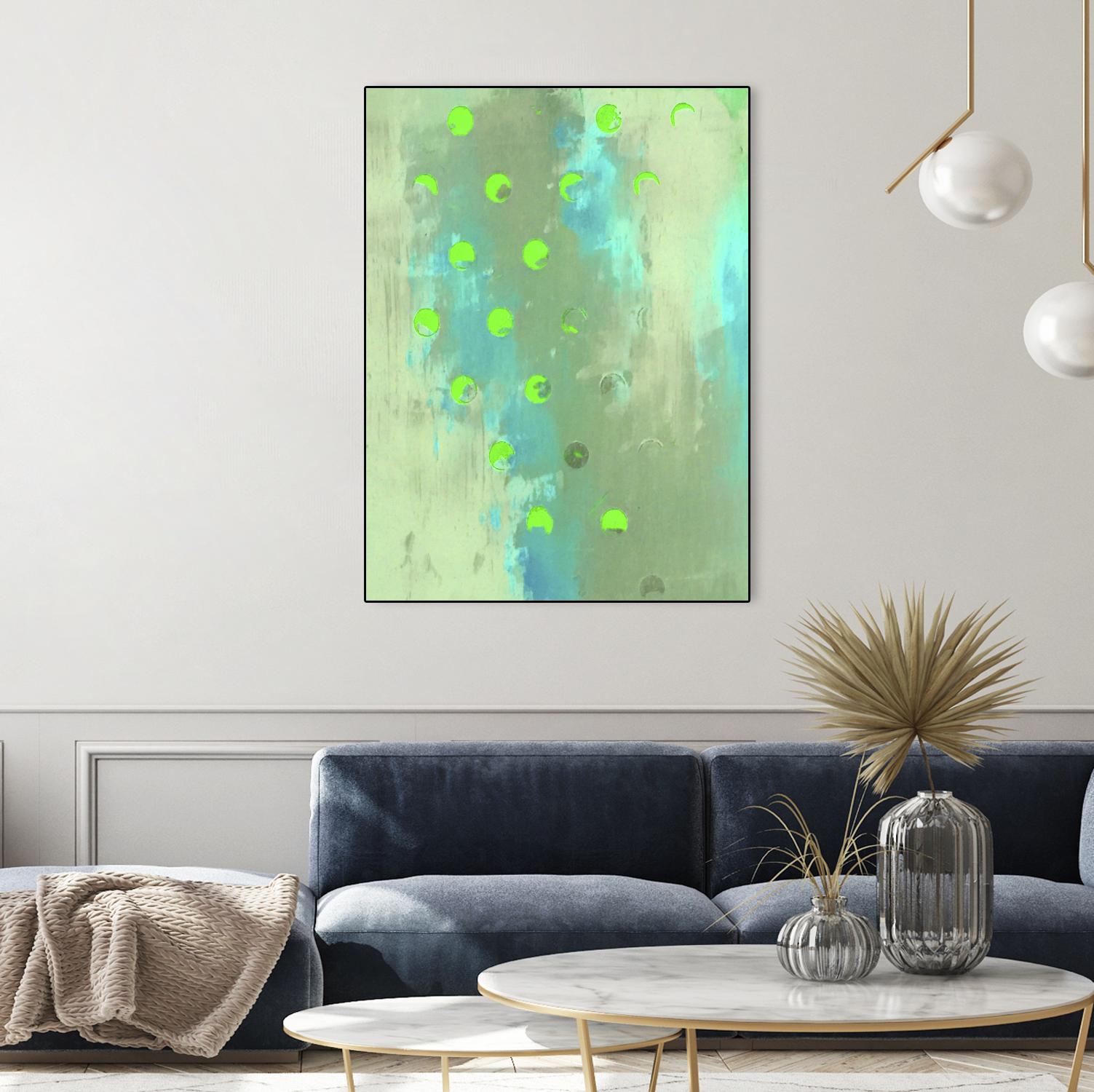 Islander I by Greg Perkins on GIANT ART - green abstract
