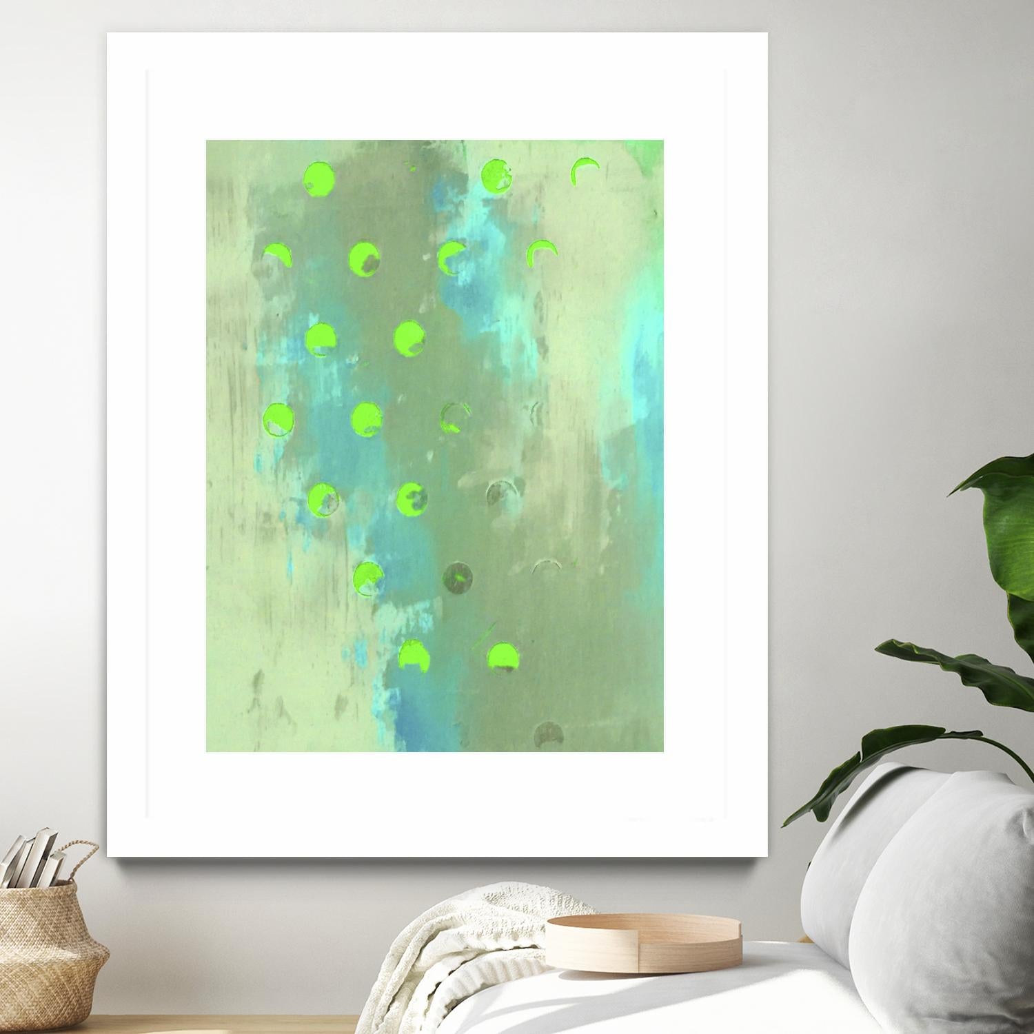 Islander I by Greg Perkins on GIANT ART - green abstract
