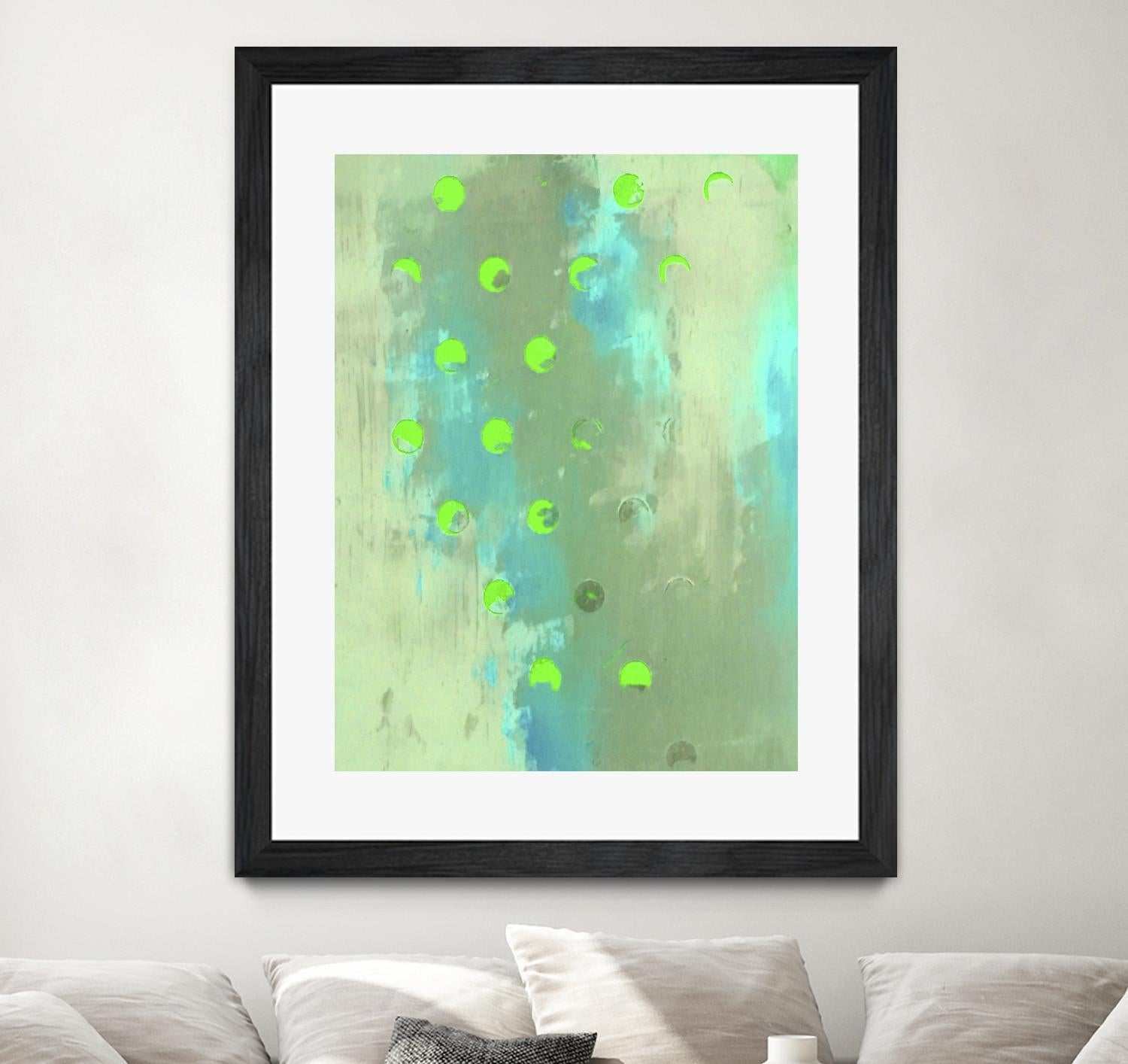Islander I by Greg Perkins on GIANT ART - green abstract