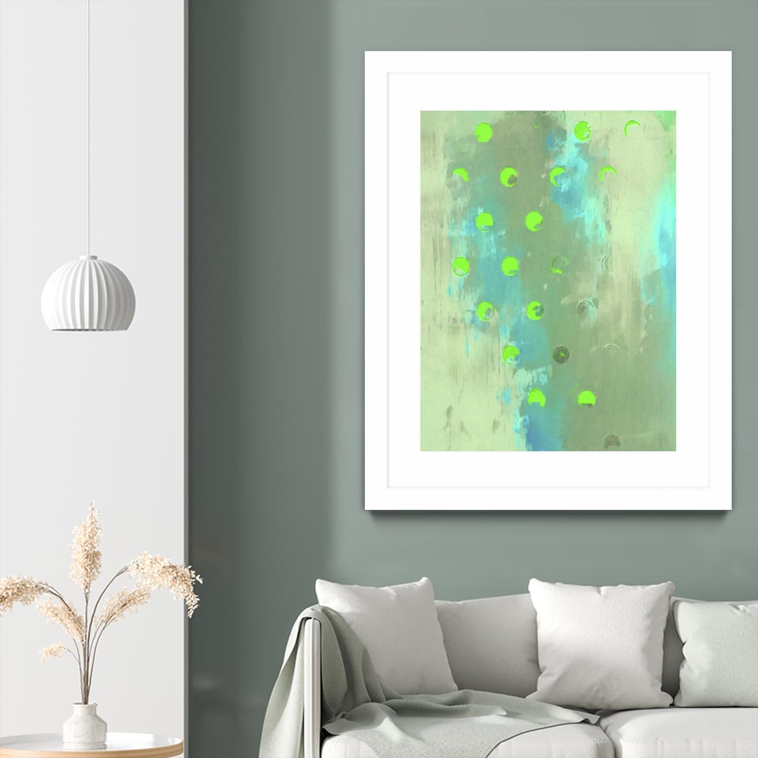 Islander I by Greg Perkins on GIANT ART - green abstract