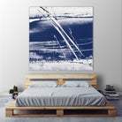 Alternating Current II by Ethan Harper on GIANT ART - blue abstract