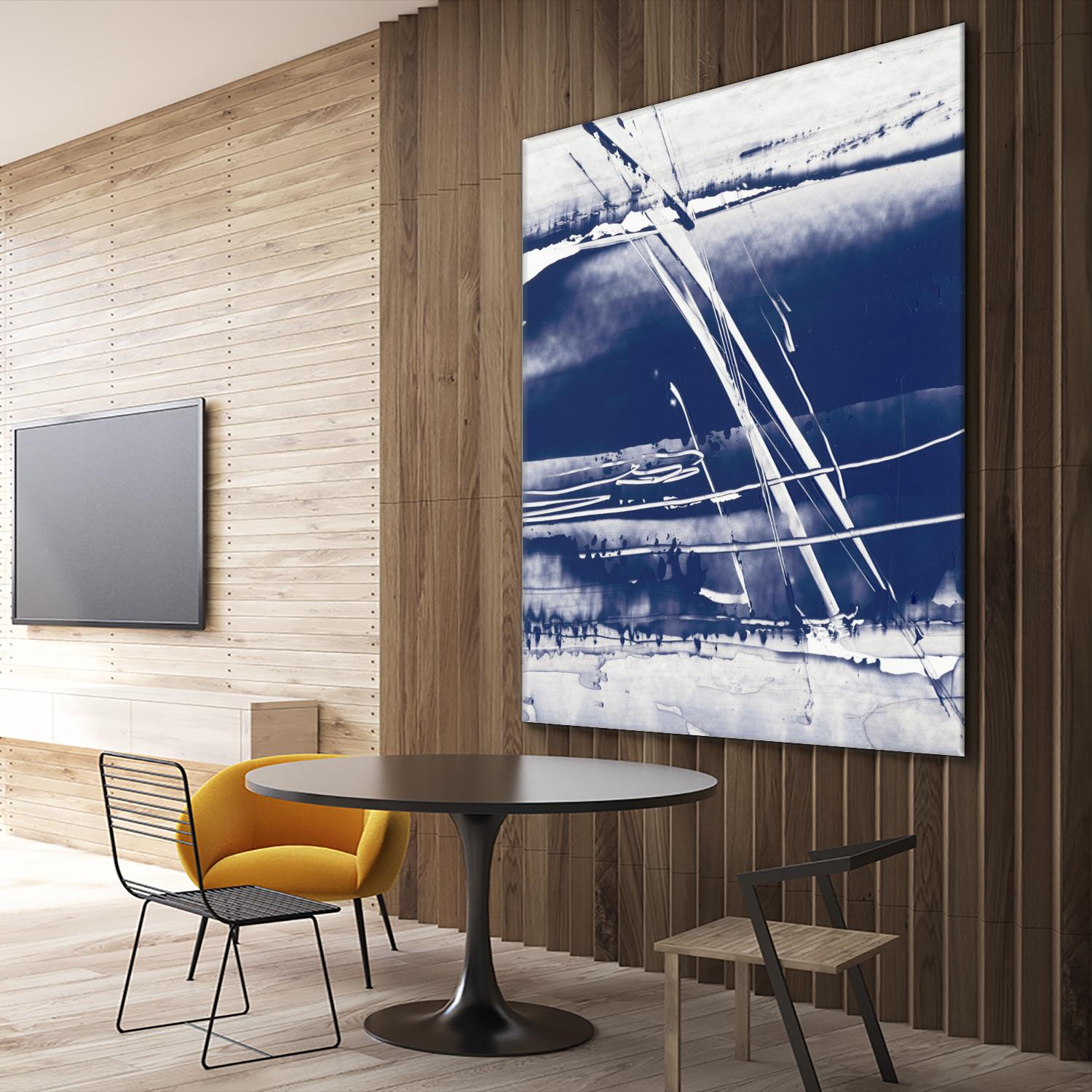 Alternating Current II by Ethan Harper on GIANT ART - blue abstract