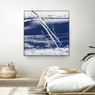 Alternating Current II by Ethan Harper on GIANT ART - blue abstract