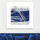 Alternating Current II by Ethan Harper on GIANT ART - blue abstract