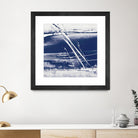 Alternating Current II by Ethan Harper on GIANT ART - blue abstract