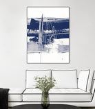 Alternating Current III by Ethan Harper on GIANT ART - blue abstract