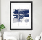 Alternating Current III by Ethan Harper on GIANT ART - blue abstract