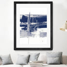 Alternating Current III by Ethan Harper on GIANT ART - blue abstract