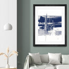 Alternating Current III by Ethan Harper on GIANT ART - blue abstract