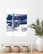 Alternating Current III by Ethan Harper on GIANT ART - blue abstract