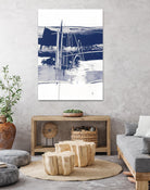 Alternating Current III by Ethan Harper on GIANT ART - blue abstract