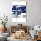 Alternating Current III by Ethan Harper on GIANT ART - blue abstract