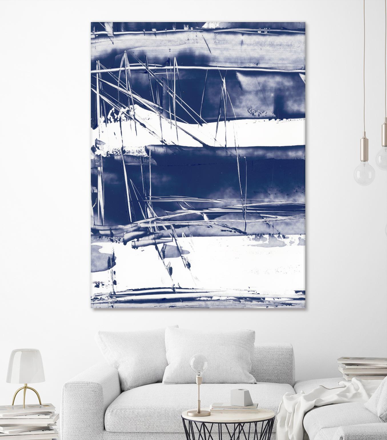 Alternating Current V by Ethan Harper on GIANT ART - blue abstract