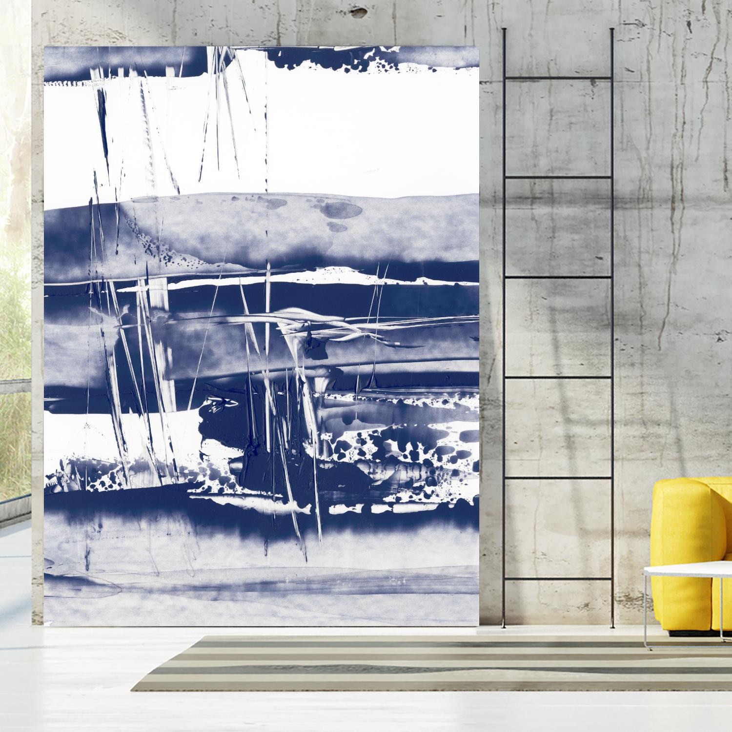 Alternating Current VI by Ethan Harper on GIANT ART - blue abstract