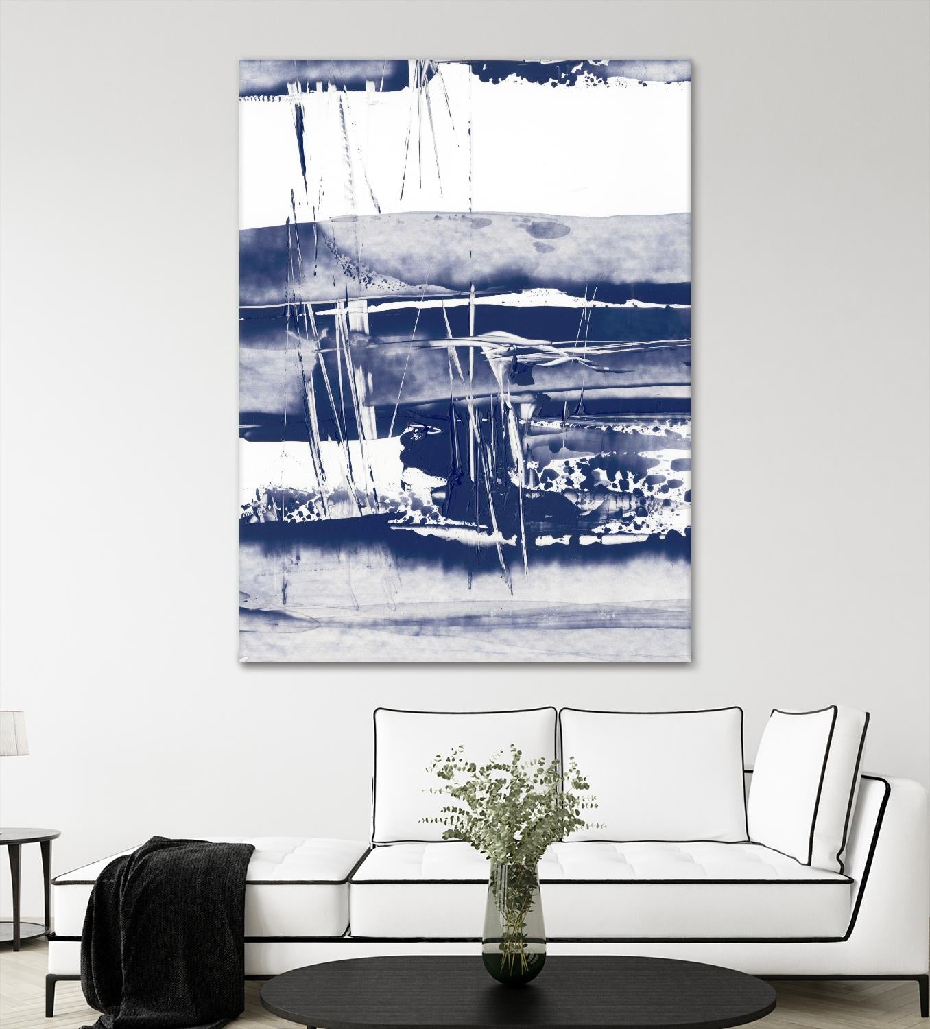 Alternating Current VI by Ethan Harper on GIANT ART - blue abstract