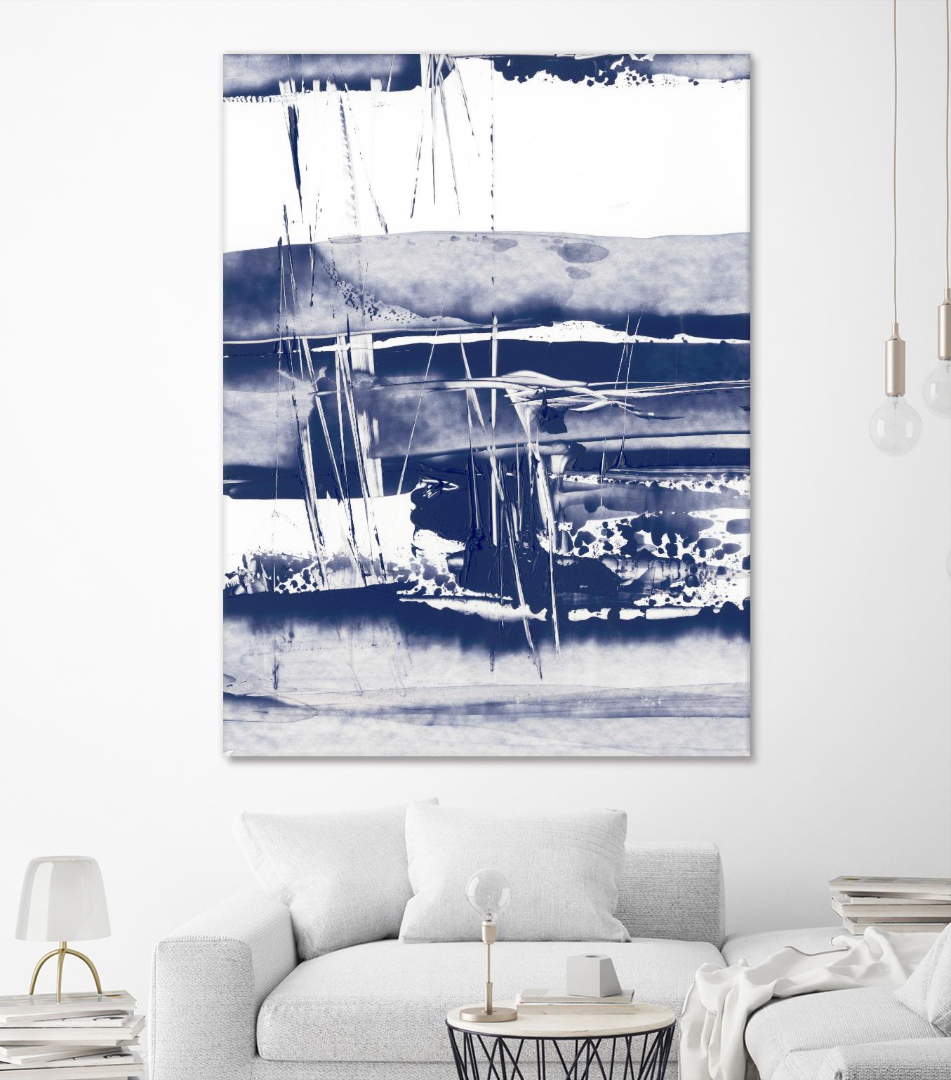 Alternating Current VI by Ethan Harper on GIANT ART - blue abstract