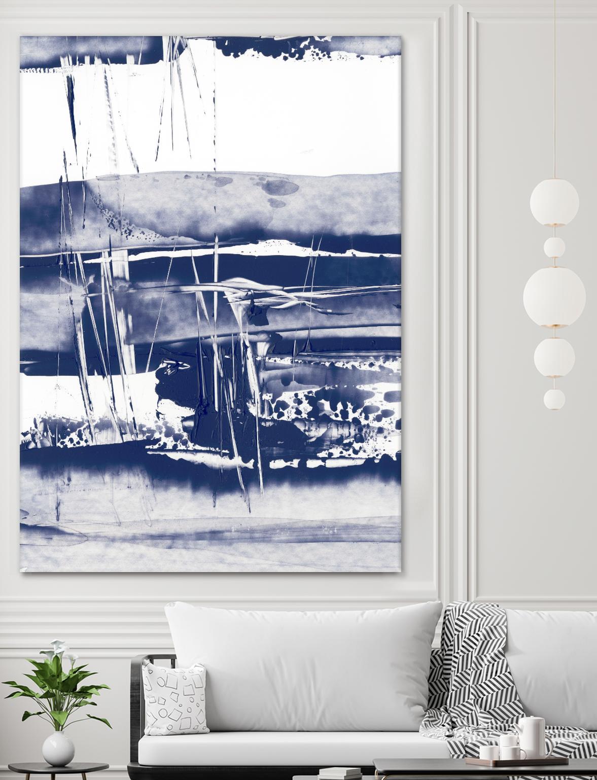 Alternating Current VI by Ethan Harper on GIANT ART - blue abstract