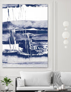 Alternating Current VI by Ethan Harper on GIANT ART - blue abstract