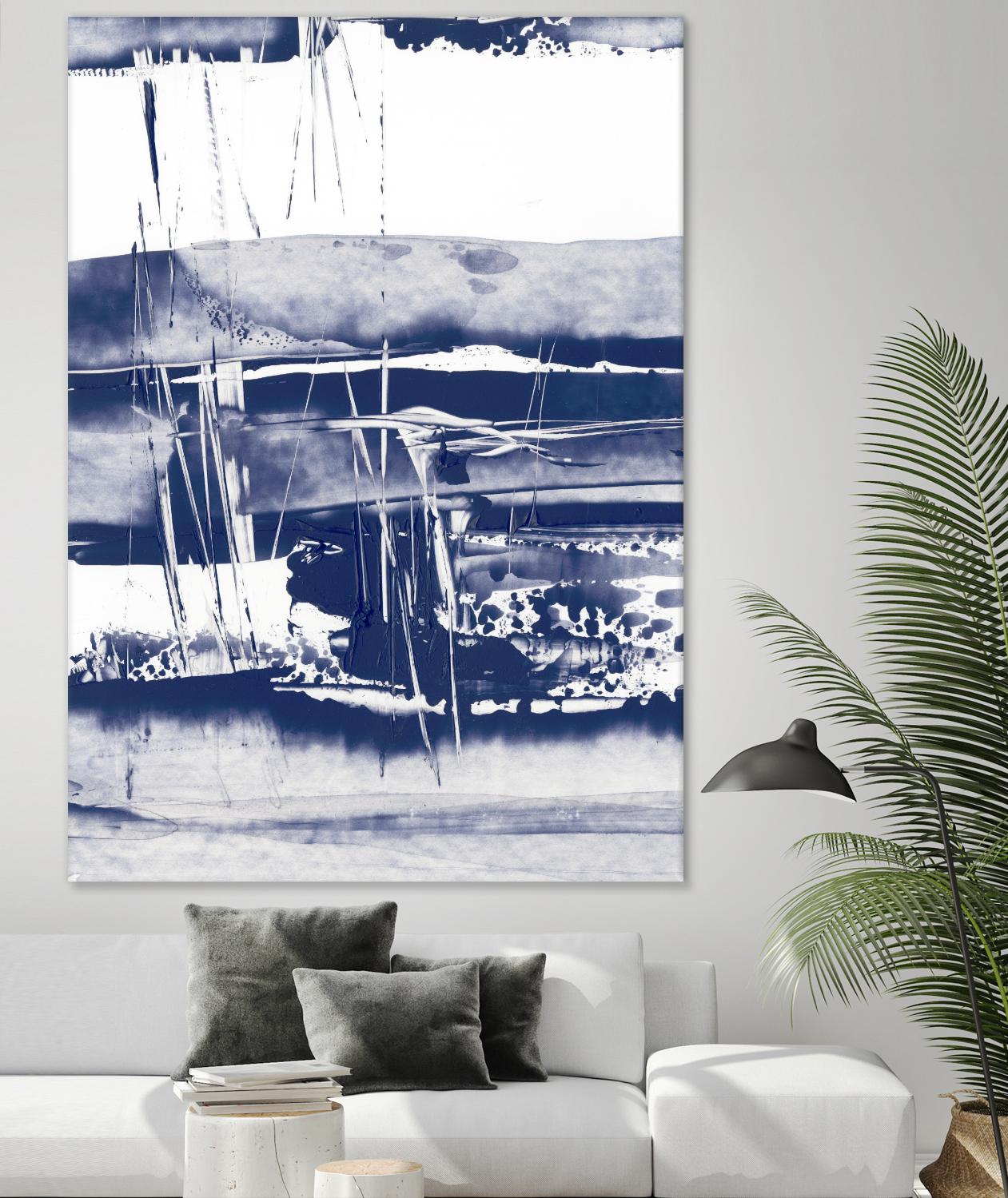 Alternating Current VI by Ethan Harper on GIANT ART - blue abstract