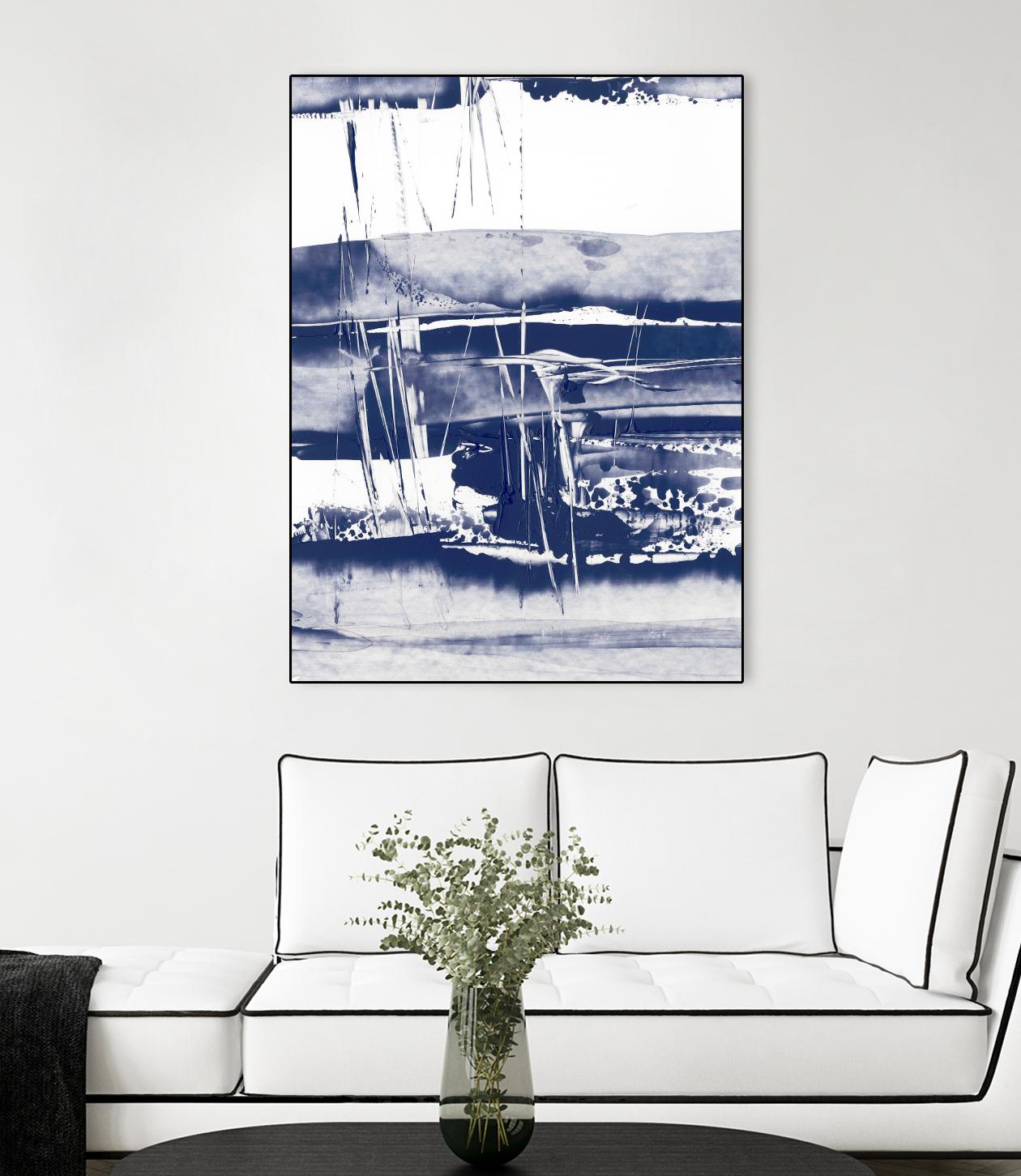 Alternating Current VI by Ethan Harper on GIANT ART - blue abstract