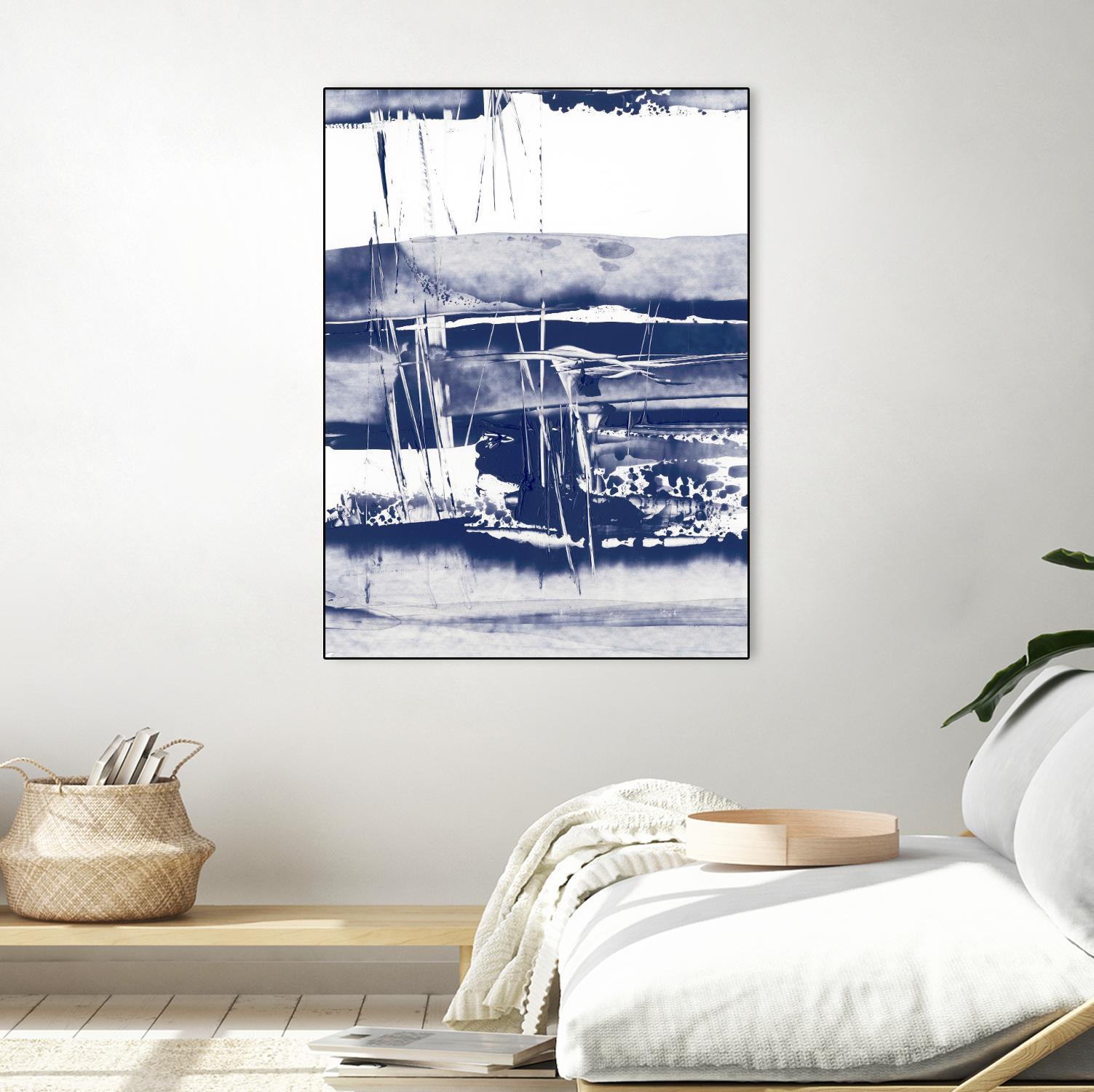 Alternating Current VI by Ethan Harper on GIANT ART - blue abstract