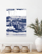 Alternating Current VI by Ethan Harper on GIANT ART - blue abstract