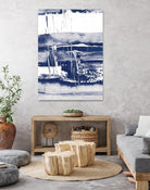 Alternating Current VI by Ethan Harper on GIANT ART - blue abstract