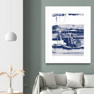 Alternating Current VI by Ethan Harper on GIANT ART - blue abstract