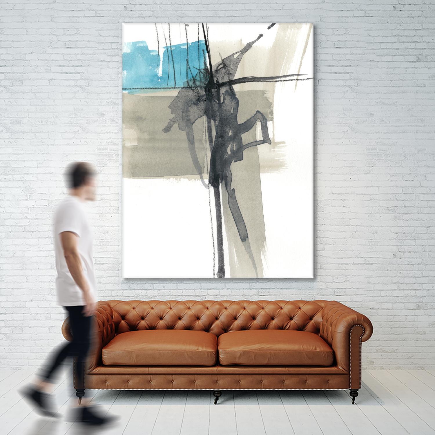 Kinetic Grid I by Jennifer Goldberger on GIANT ART - abstract