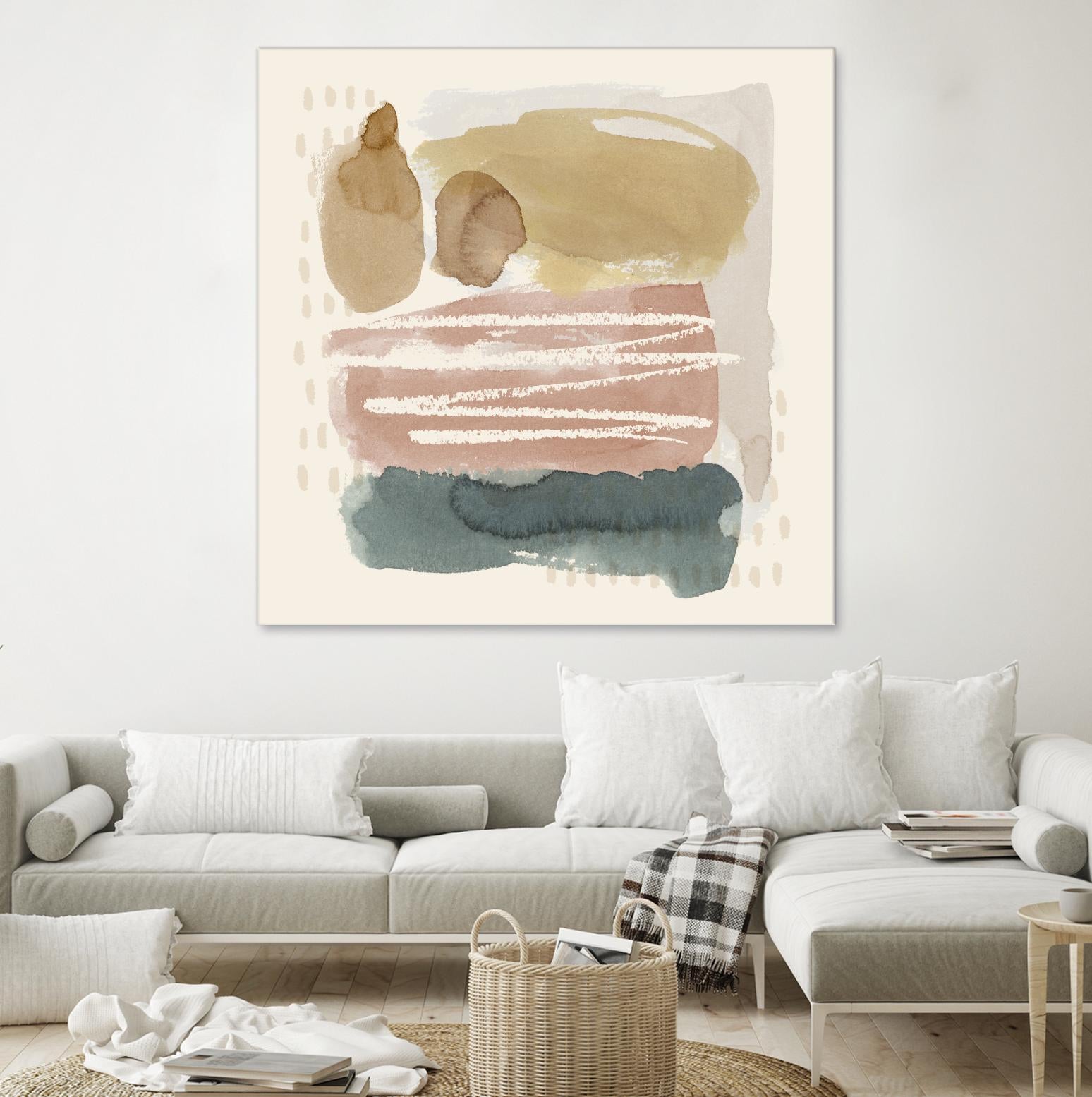 Ochre Echo I by Grace Popp on GIANT ART - abstract