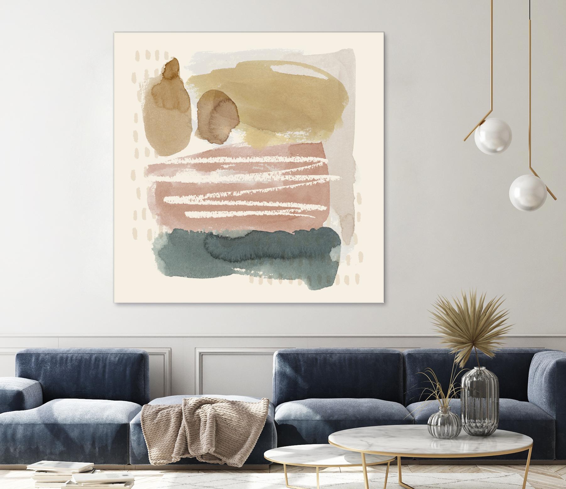 Ochre Echo I by Grace Popp on GIANT ART - abstract